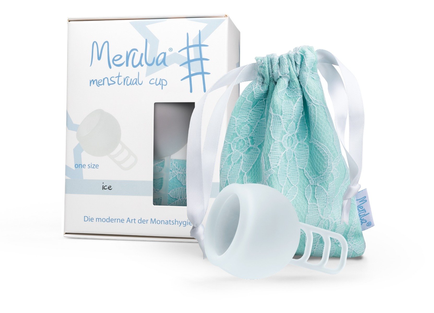 Merula Menstrual Cup ice (transparent) - ONE SIZE
