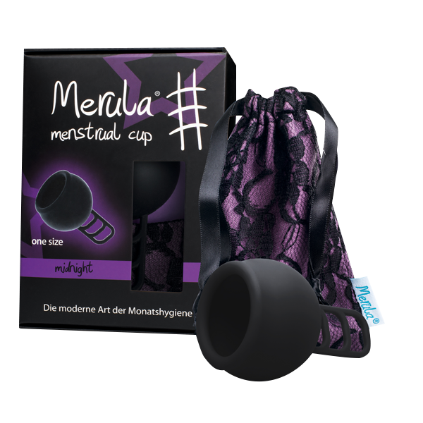 Merula Menstrual Cup midnight (schwarz) - ONE SIZE