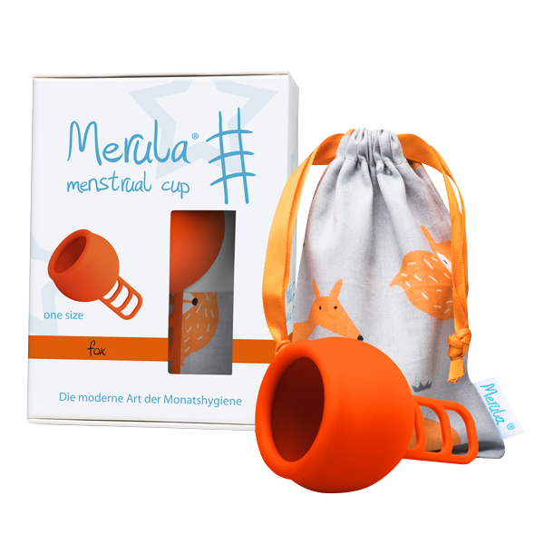 Merula Menstrual Cup fox (orange) - ONE SIZE