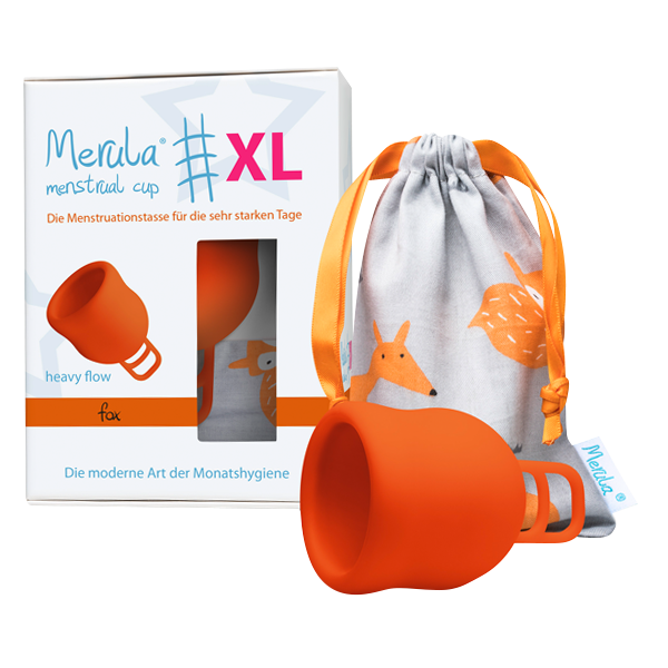 Merula Menstrual Cup fox (orange) - XL