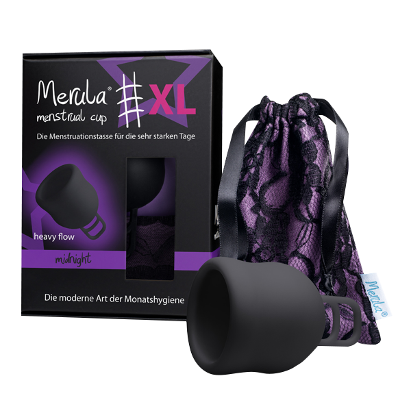 Merula Menstrual Cup midnight (schwarz) - XL