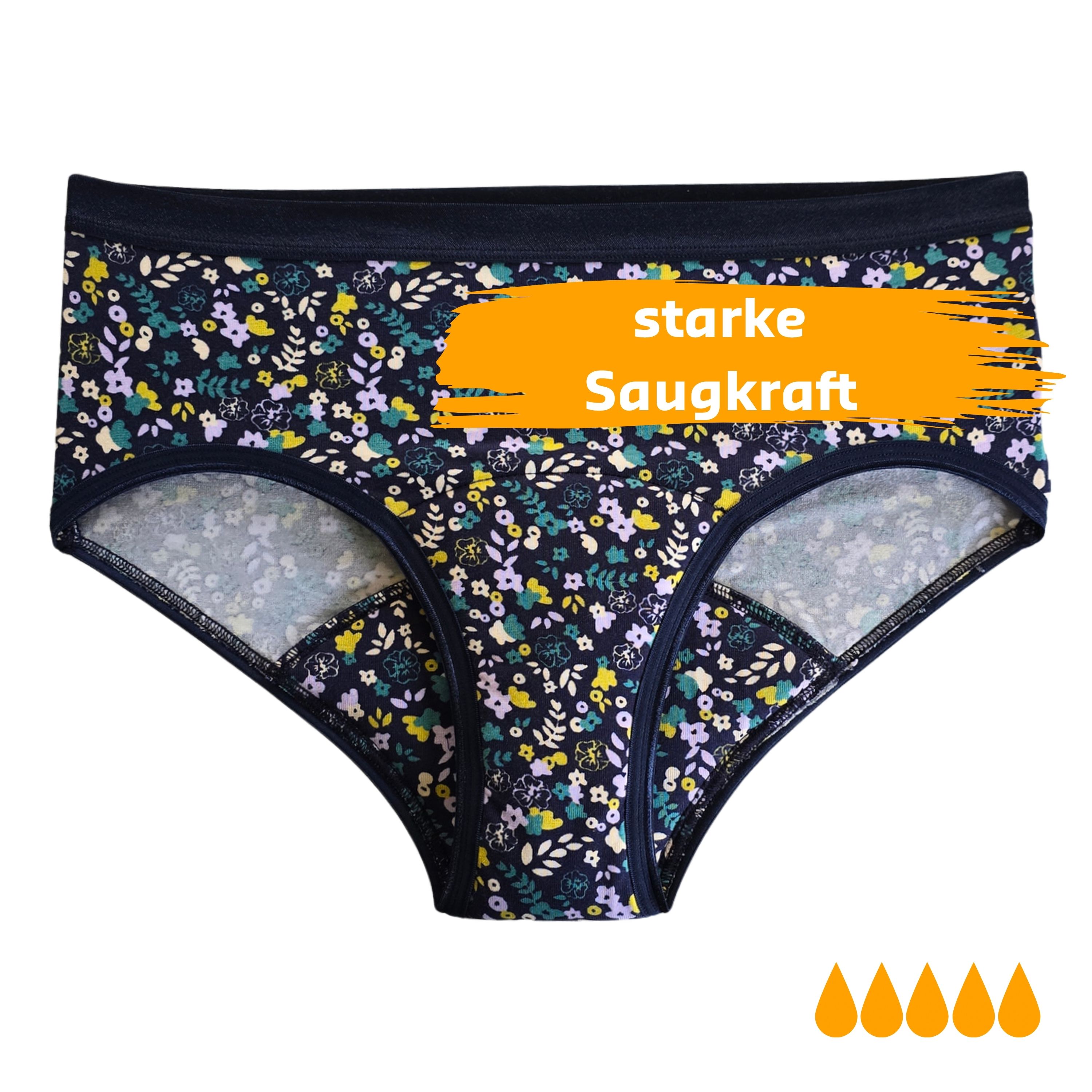 Inkontinenzslip Emma stark (Bio-Baumwolle)